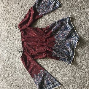 off the shoulder romper